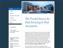 Tablet Screenshot of baurpoolservice.com